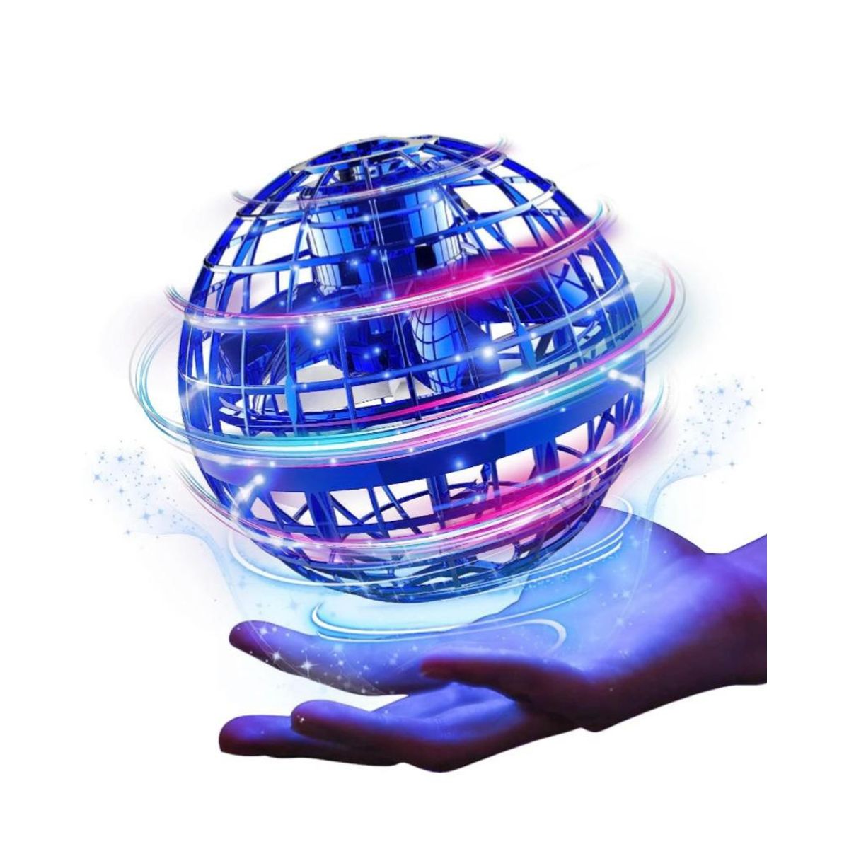 GENERICO - Pelota Voladora Esfera Luz Led Mini Dron Efecto Boomerang
