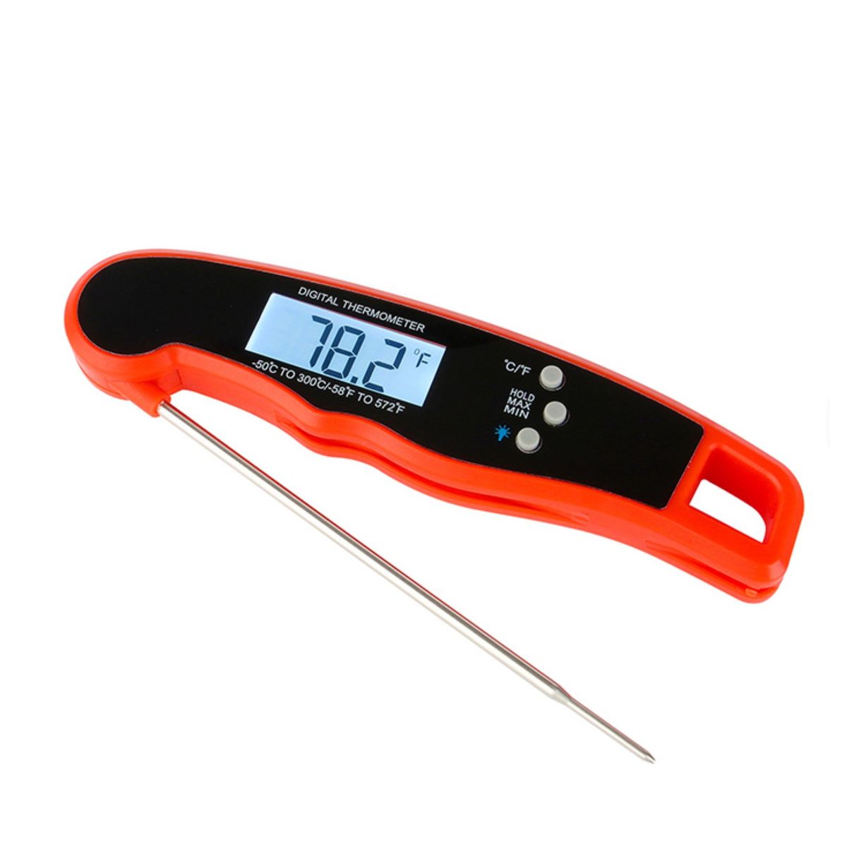 GENERICO - Termometro Digital Cocina Carnes 300 °C Con Sonda + Magneto