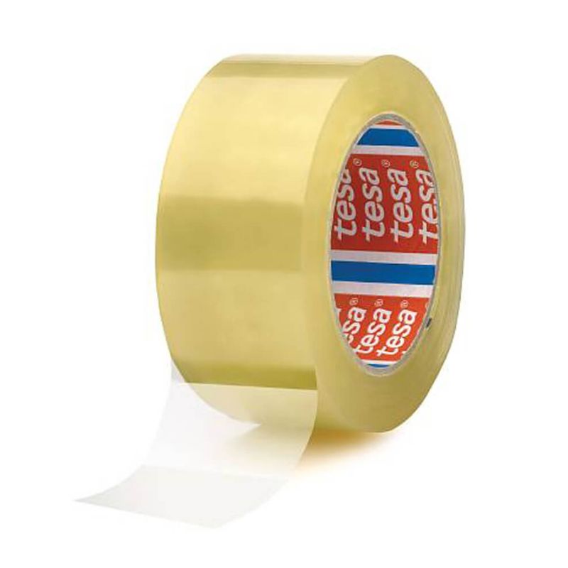 GENERICO - Cinta Embalaje Amarilla 100m X 4.8cm Resistente Caja 6 Und