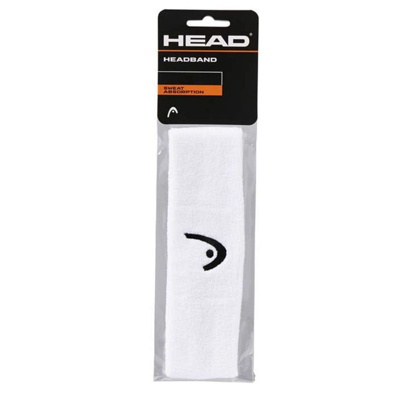HEAD - Headband Tenis Unisex Head Blanco