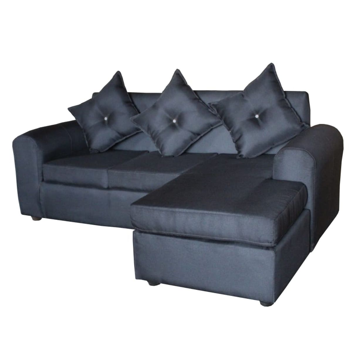 GENERICO - SOFA MARCIA TELA NEGRO