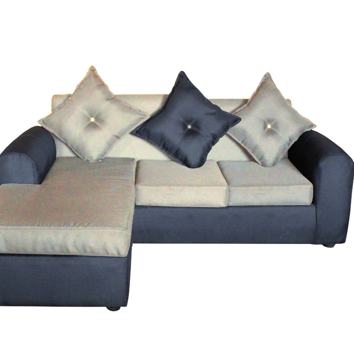 GENERICO - SOFA MARCIA TELA NEGROBEIGE