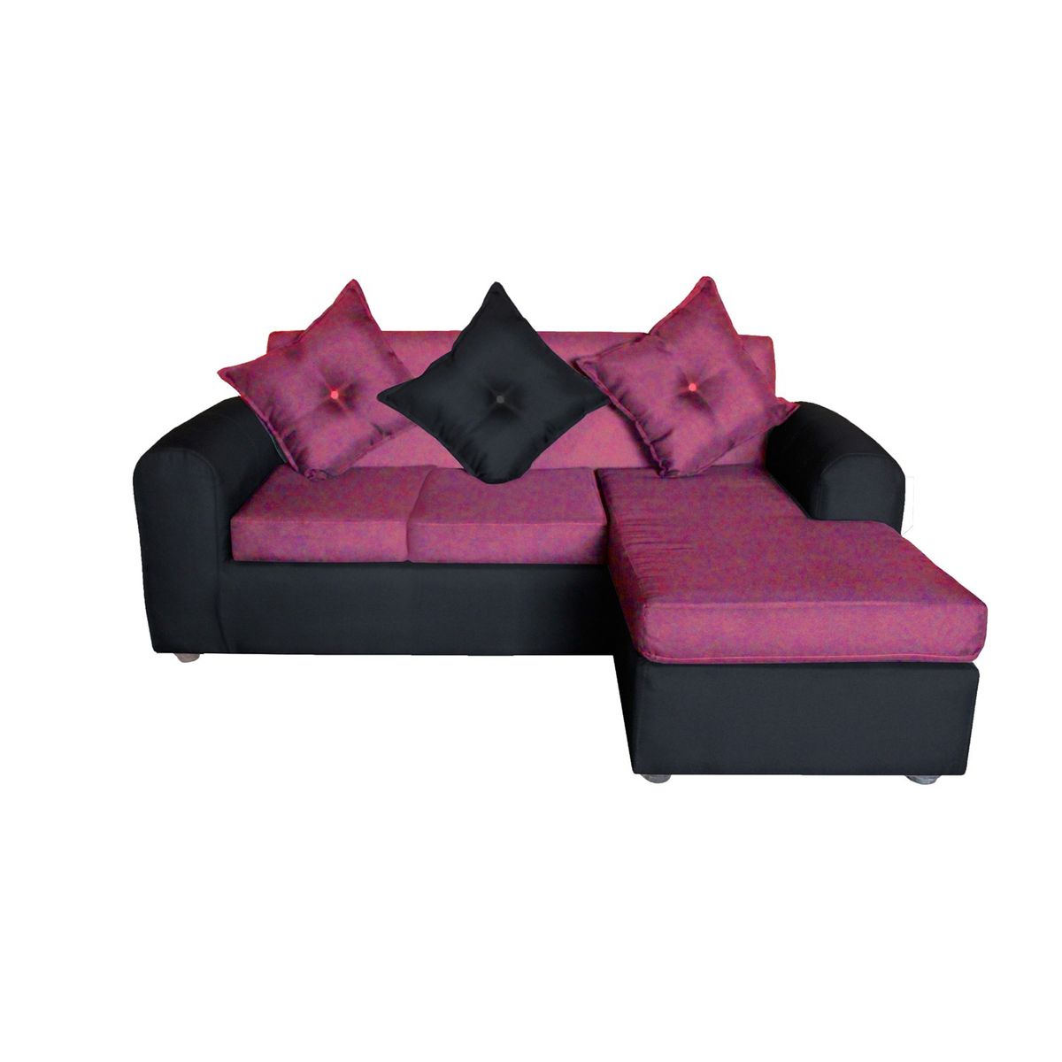 GENERICO - SOFA MARCIA TELA NEGROBURDEO