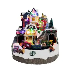 GENERICO - Villa Navideña con Tren y Tienda de Regalos