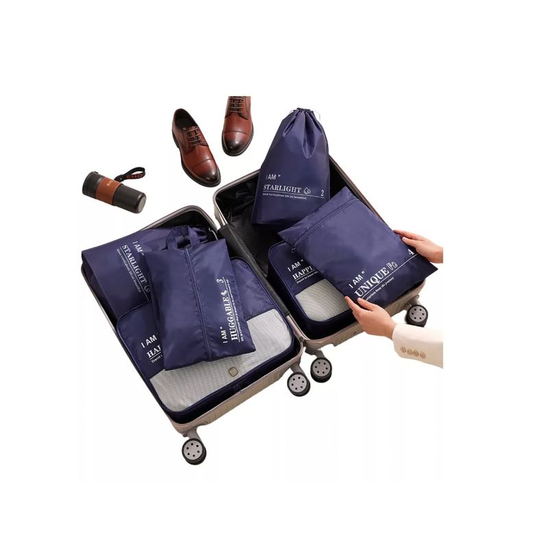 GENERICO - Bolsas Organizadoras De Maleta Viajes Impermeables, 6 Piezas