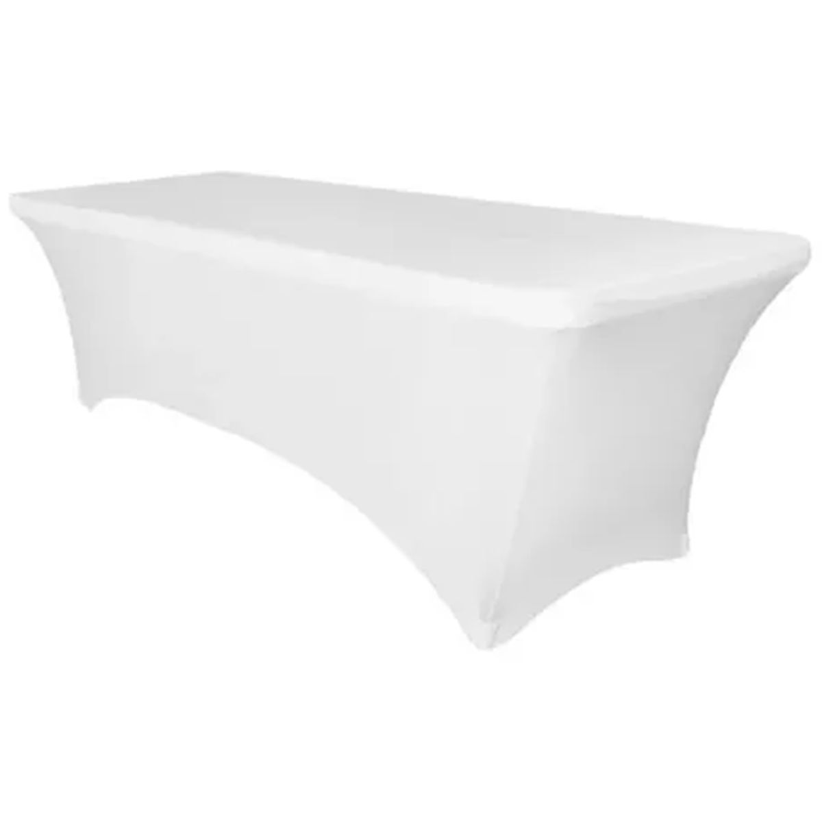 GENERICO - Funda De Mantel Tela Spandex 180x75x75 Cm Blanco