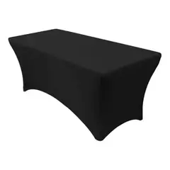 GENERICO - Funda De Mantel Tela Spandex 180x75x75 Cm Negro