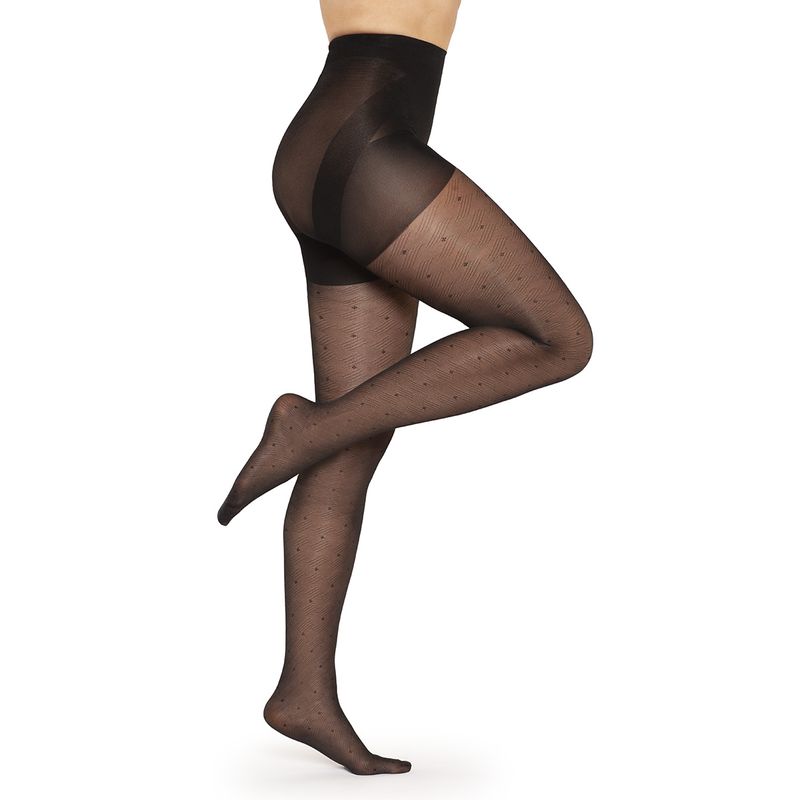 MONARCH - Panty Push Up Retro Negro Monarch