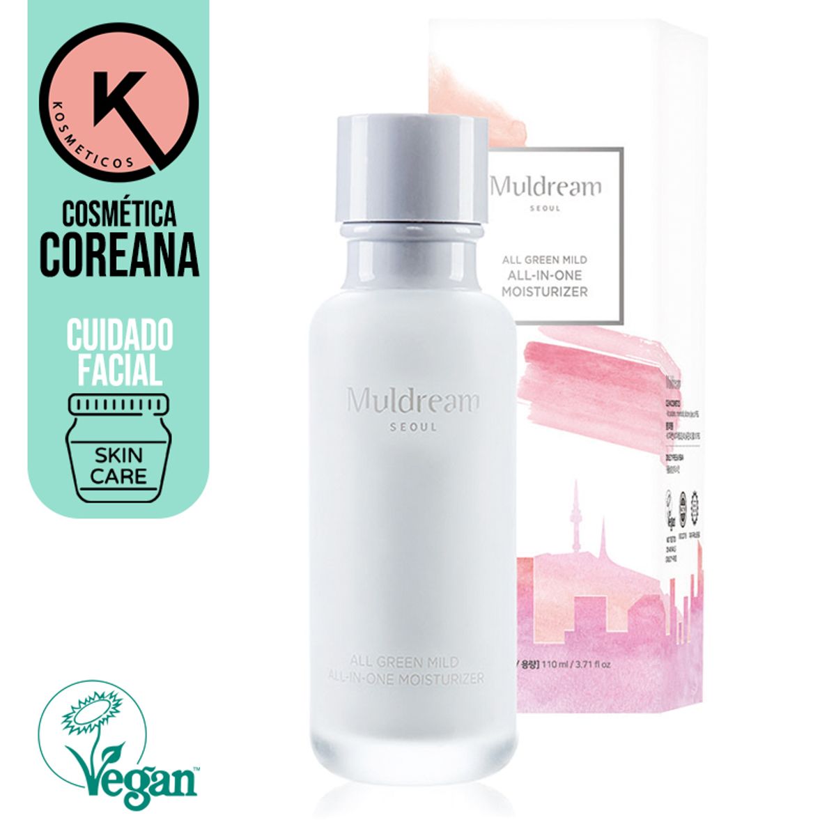 MULDREAM - Serum Hidratante 110mL - Cosmética Coreana