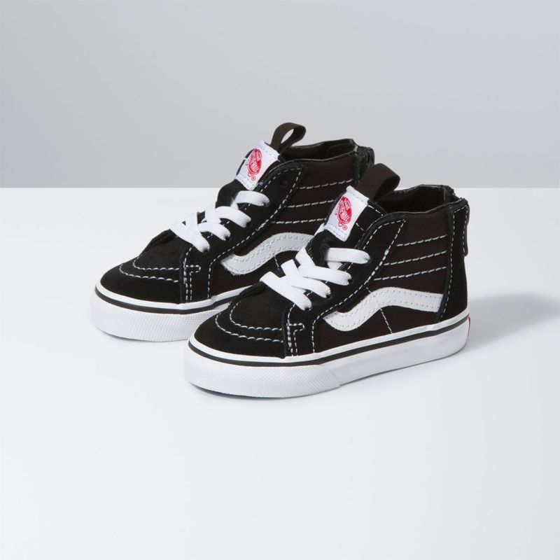 VANS - Zapatilla Con Caña Td Sk8-Hi Zip Negro Niño VANS