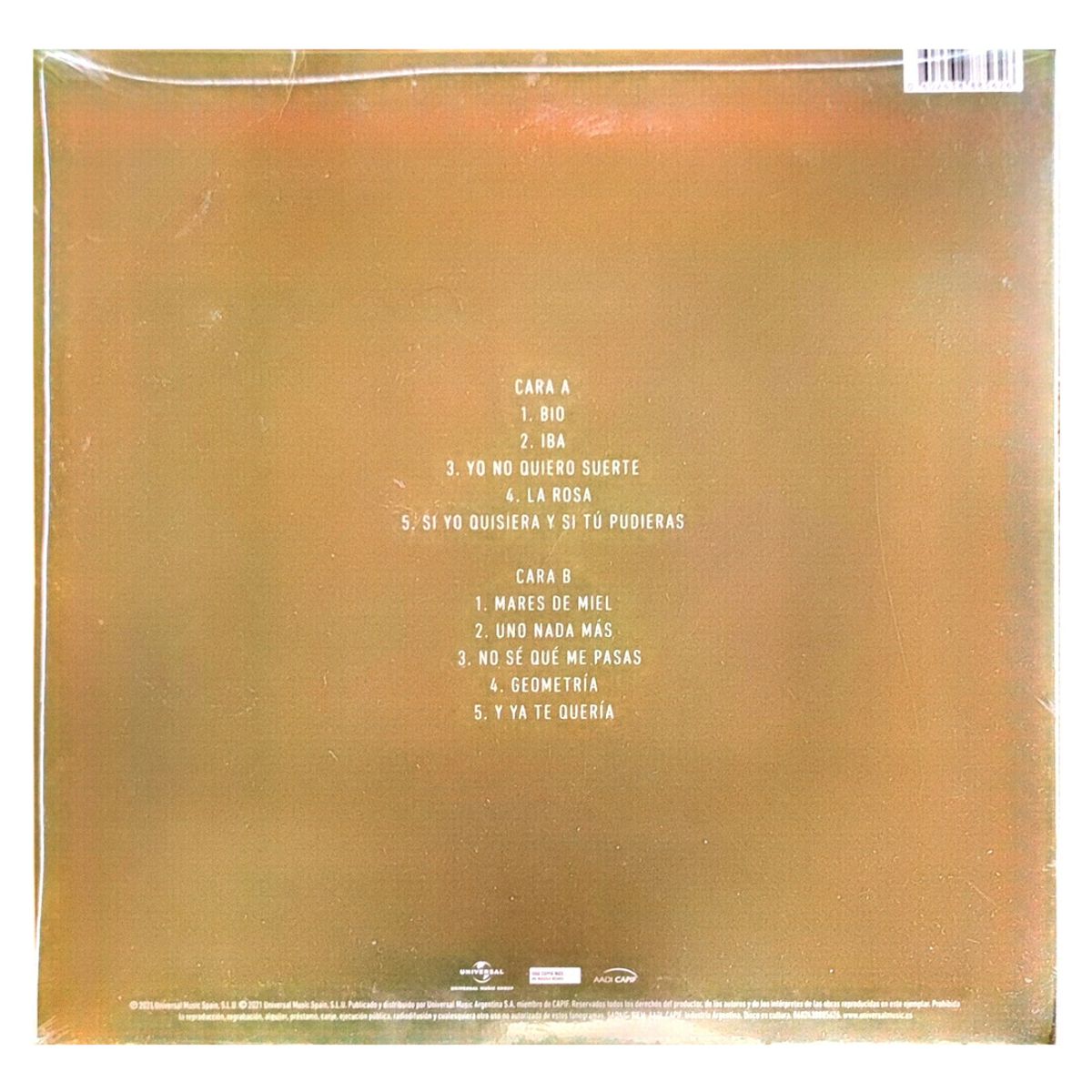HITWAY MUSIC - ALEJANDRO SANZ - SANZ - VINILO HITWAY MUSIC
