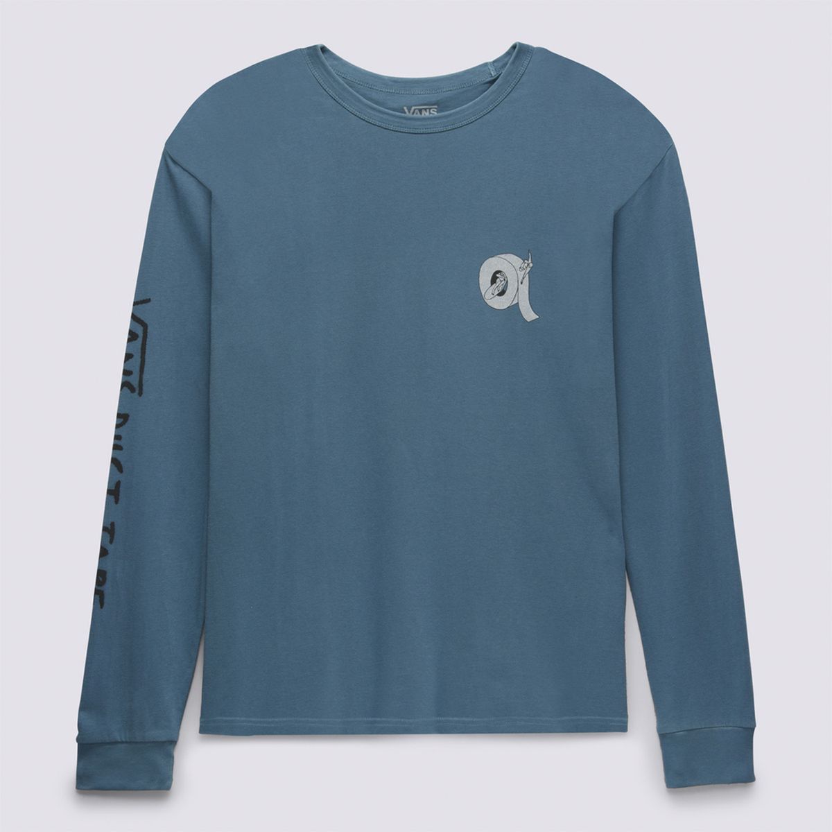 VANS - Polera Manga Larga Dti Logo Ls Tee Ii Azul Unisex VANS