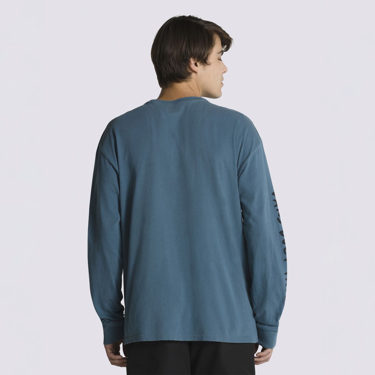 VANS - Polera Manga Larga Dti Logo Ls Tee Ii Azul Unisex VANS