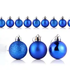 DYNAMOSTRONG CL - Pack x20 Bolas de 5 cm Para Navidad - Azul