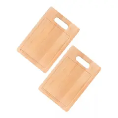 GENERICO - Pack X2 Tabla De Picar Tablas Para Picar Tablas Madera Asado Picoteo