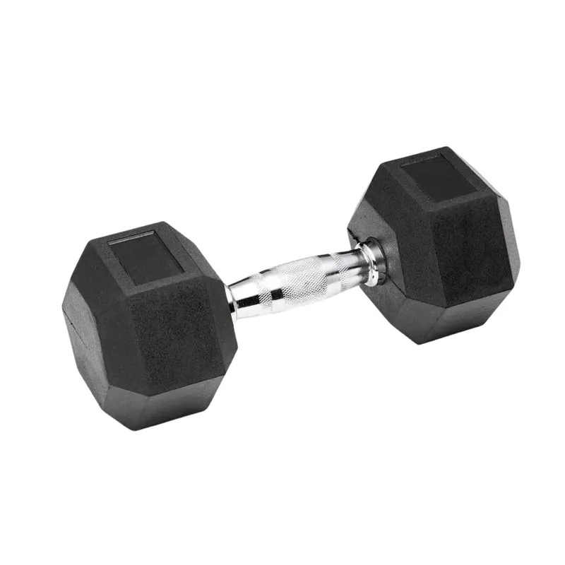 LUMAX - Mancuerna Hexagonal 5 Kg por Unidad - Fitness Crossfit