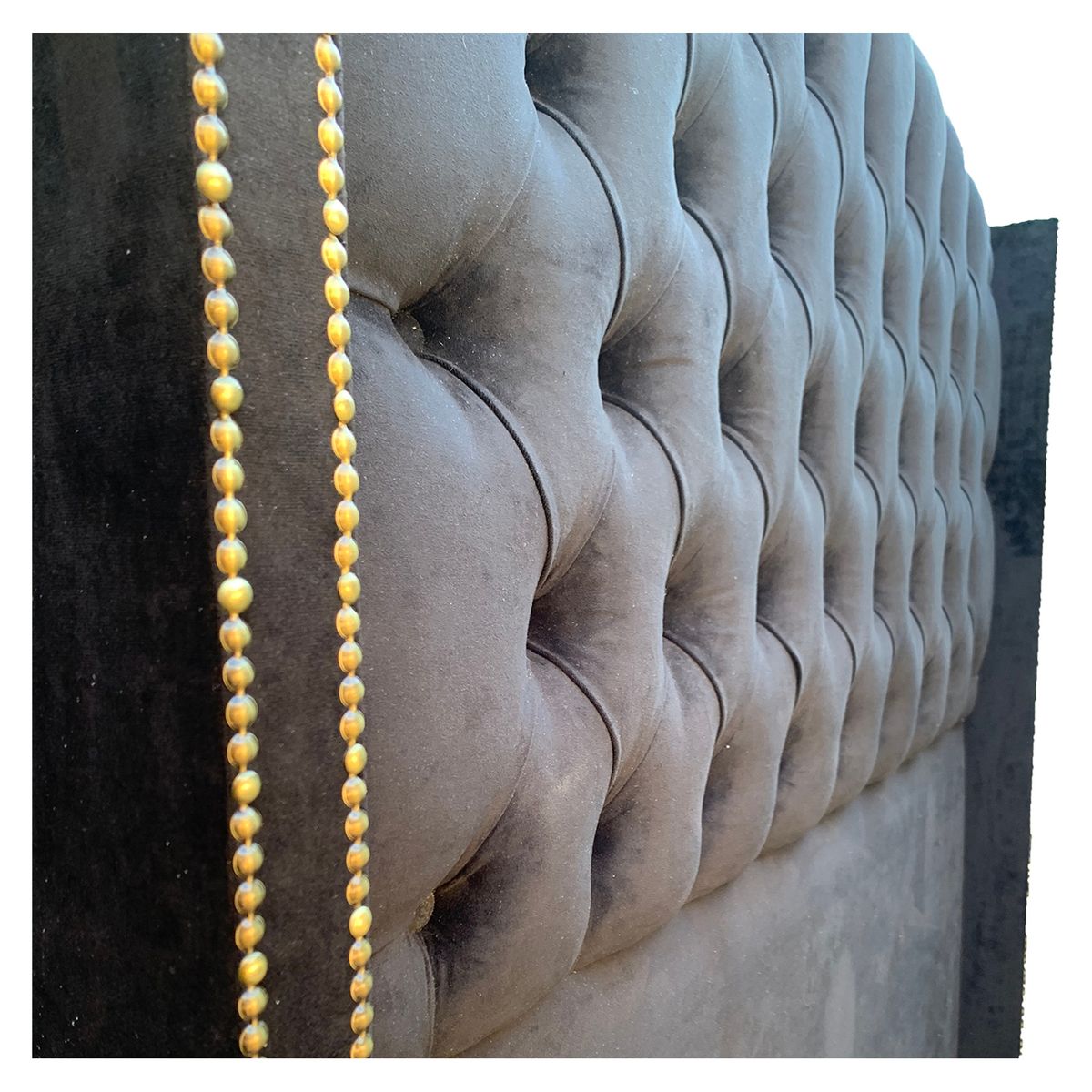 WALTHER - Respaldo Greco 1 plaza gris