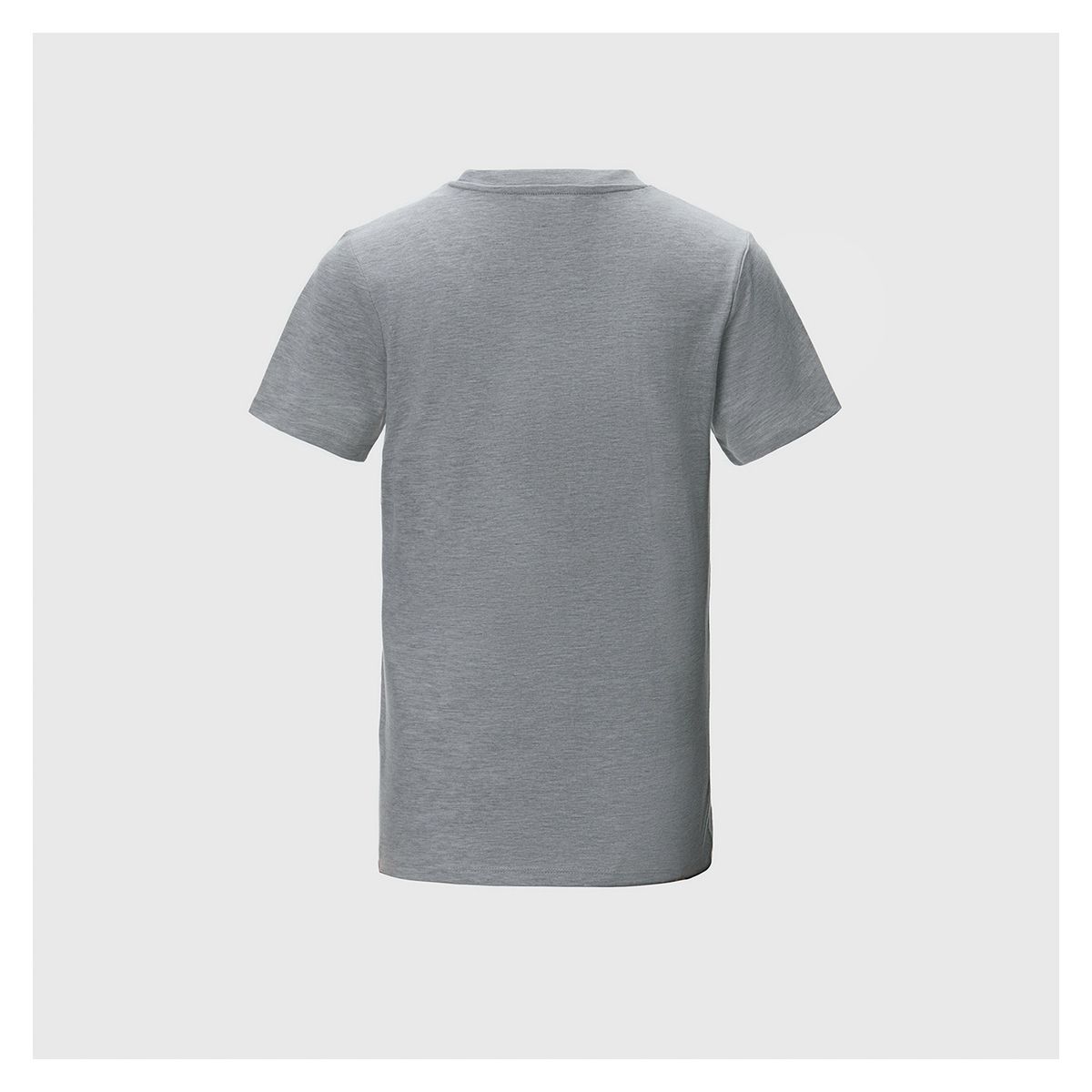 FASHION'S PARK - Polera Niño Full Print Con Folia Gris Melange Fashion's Park