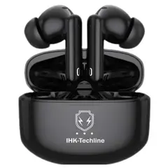 IHK TECHLINE - Audífonos Bluetooth con Reduccion de ruido HIFI - Negro