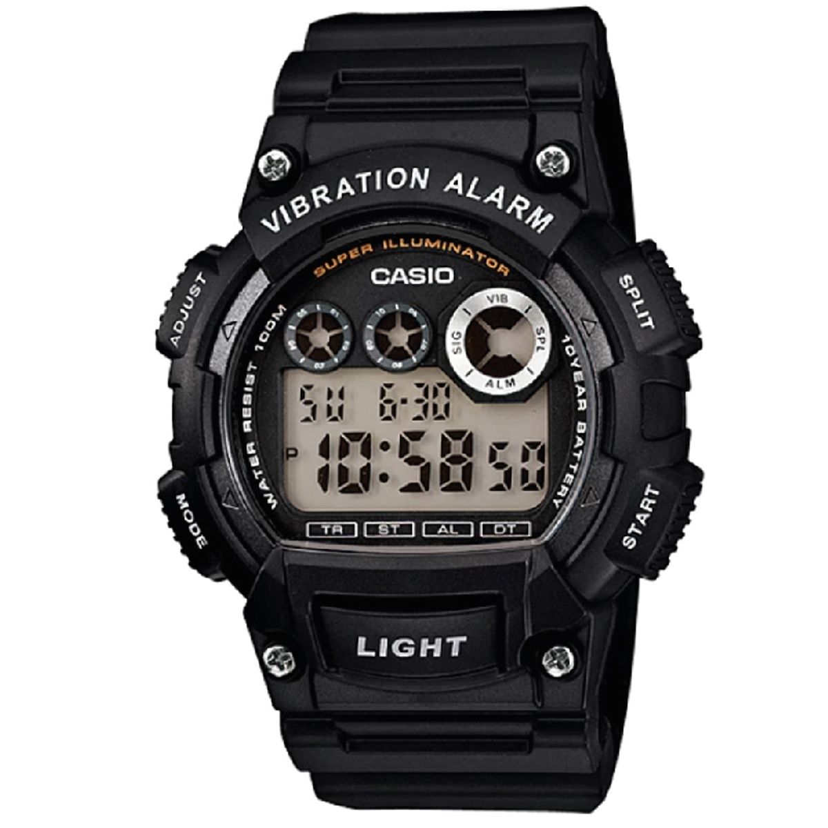 CASIO - Reloj Vibration Hombre Casio W-735h-1avdf