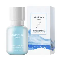 MULDREAM - Ampolla Hidratante Vegan Green Mild Hyaluron - Cosmética Coreana