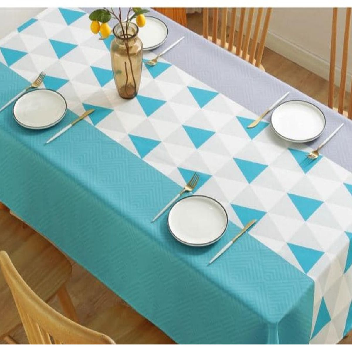 COMPRAPO - Mantel Antimanchas Modelo Grecia 140 X 220 Cm Rectangular