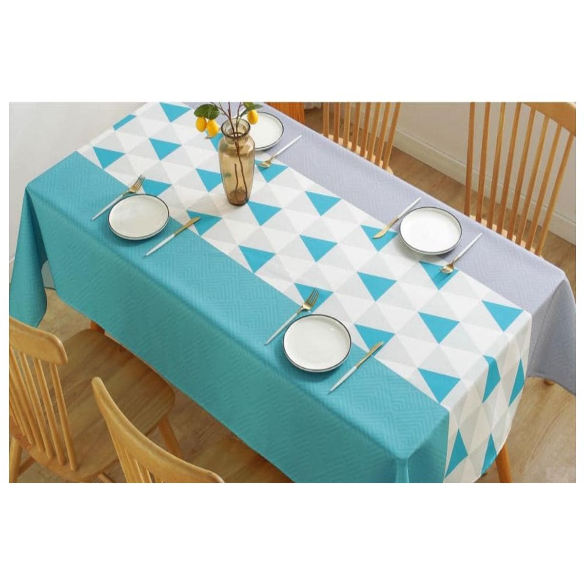 COMPRAPO - Mantel Antimanchas Modelo Grecia 140 X 220 Cm Rectangular