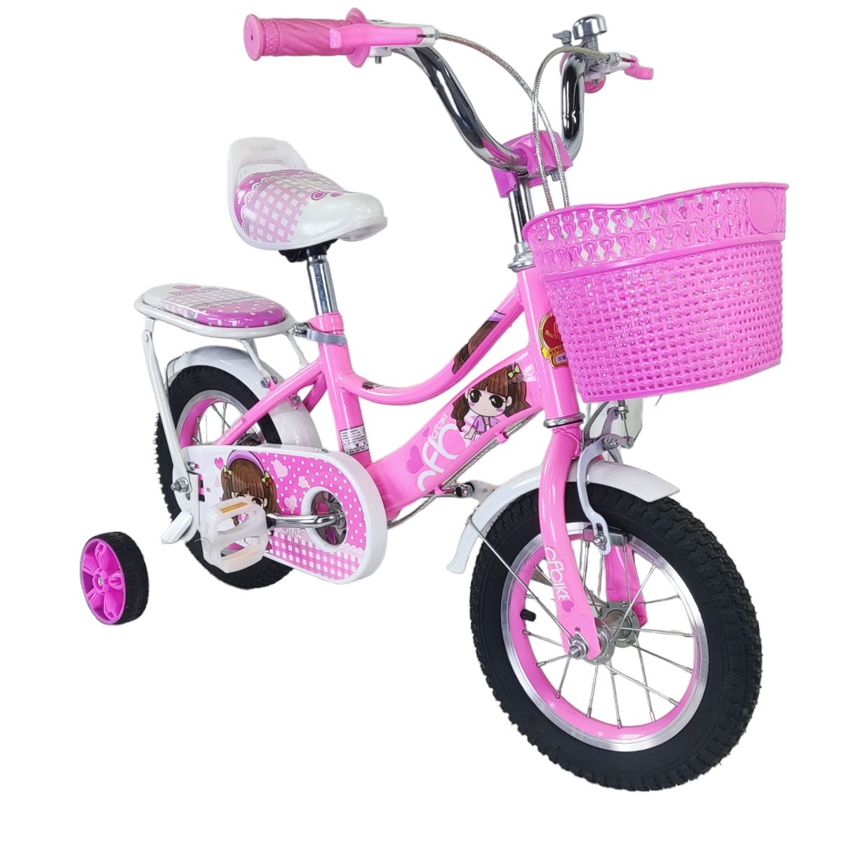 GENERICO - Bicicleta Aro 12 Infantil CfBike Rosada