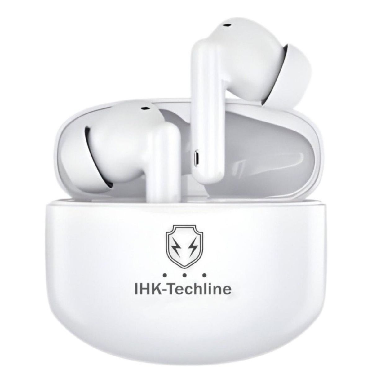 IHK TECHLINE - Audífonos Bluetooth con Reduccion de ruido HIFI - Blanco