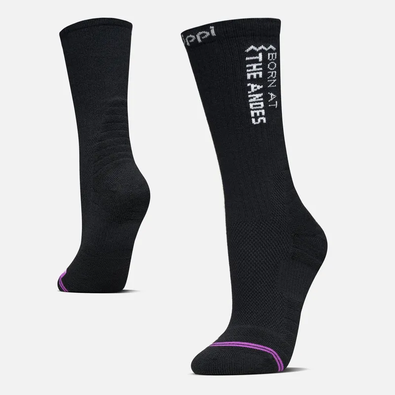 LIPPI - Calcetin Mujer  Trekking Light Socks Negro Lippi