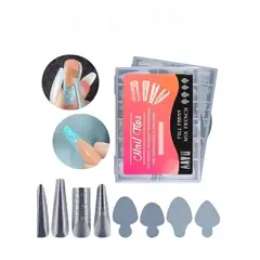 GENERICO - Molde Uñas Acrilicas Para Poly Gel O Dual System De 144 Tips