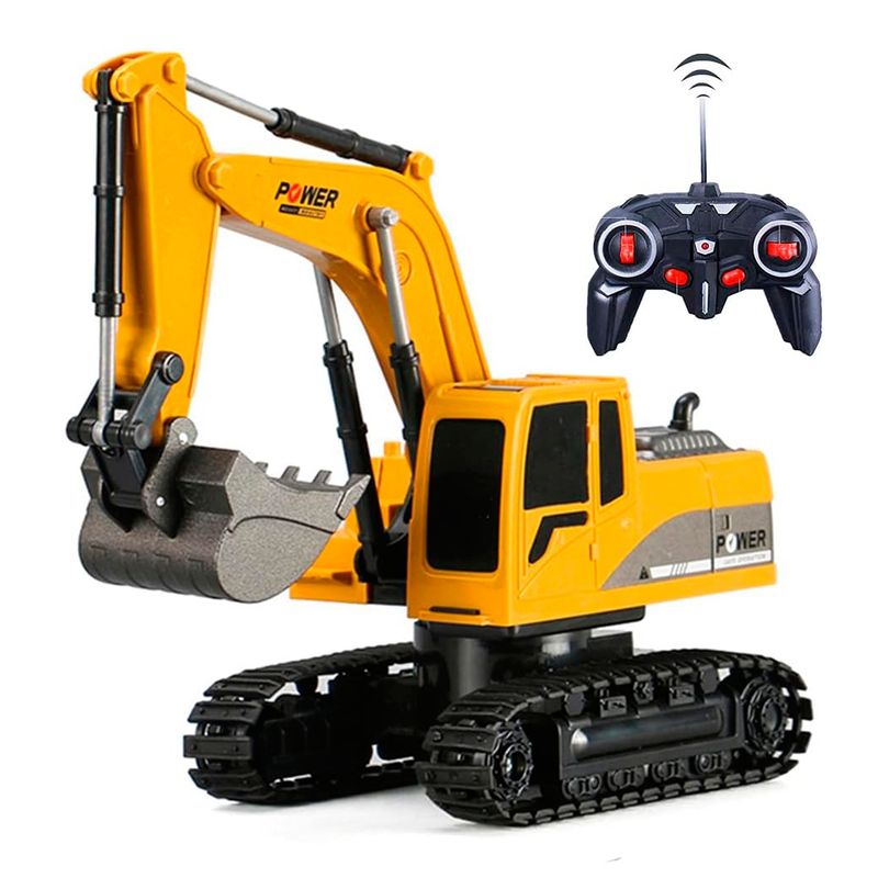 GENERICO - Excavadora Rc Control Remoto 124 Juguete Recargable