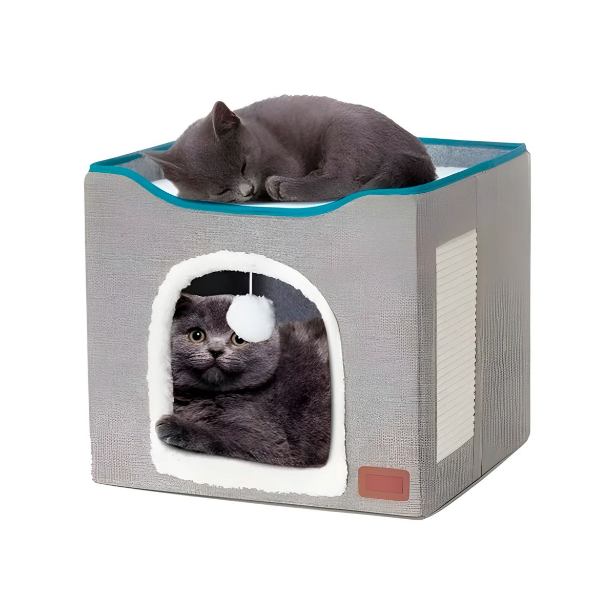 LUMAX - Cama Casa Iglu Para Mascotas Gato Y Perro Pequeño