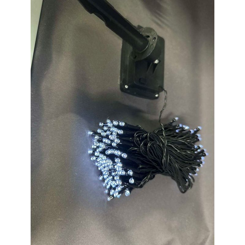 MAILYDEAS HOGAR Y MAS - Guirnalda de Luces LED Solares para Exteriores - 200 Luces, 12 Metros