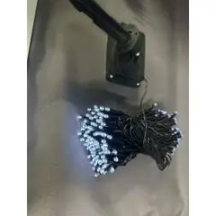 MAILYDEAS HOGAR Y MAS - Guirnalda de Luces LED Solares para Exteriores - 200 Luces, 12 Metros