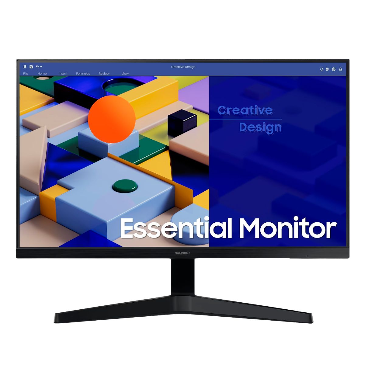 SAMSUNG - Monitor Plano Samsung 22" FHD LED IPS 75hz 5ms HDMI FreeSync