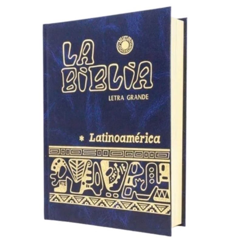 SAN PABLO - Biblia Latinoamericana Tapa Dura Letra Grande Azul