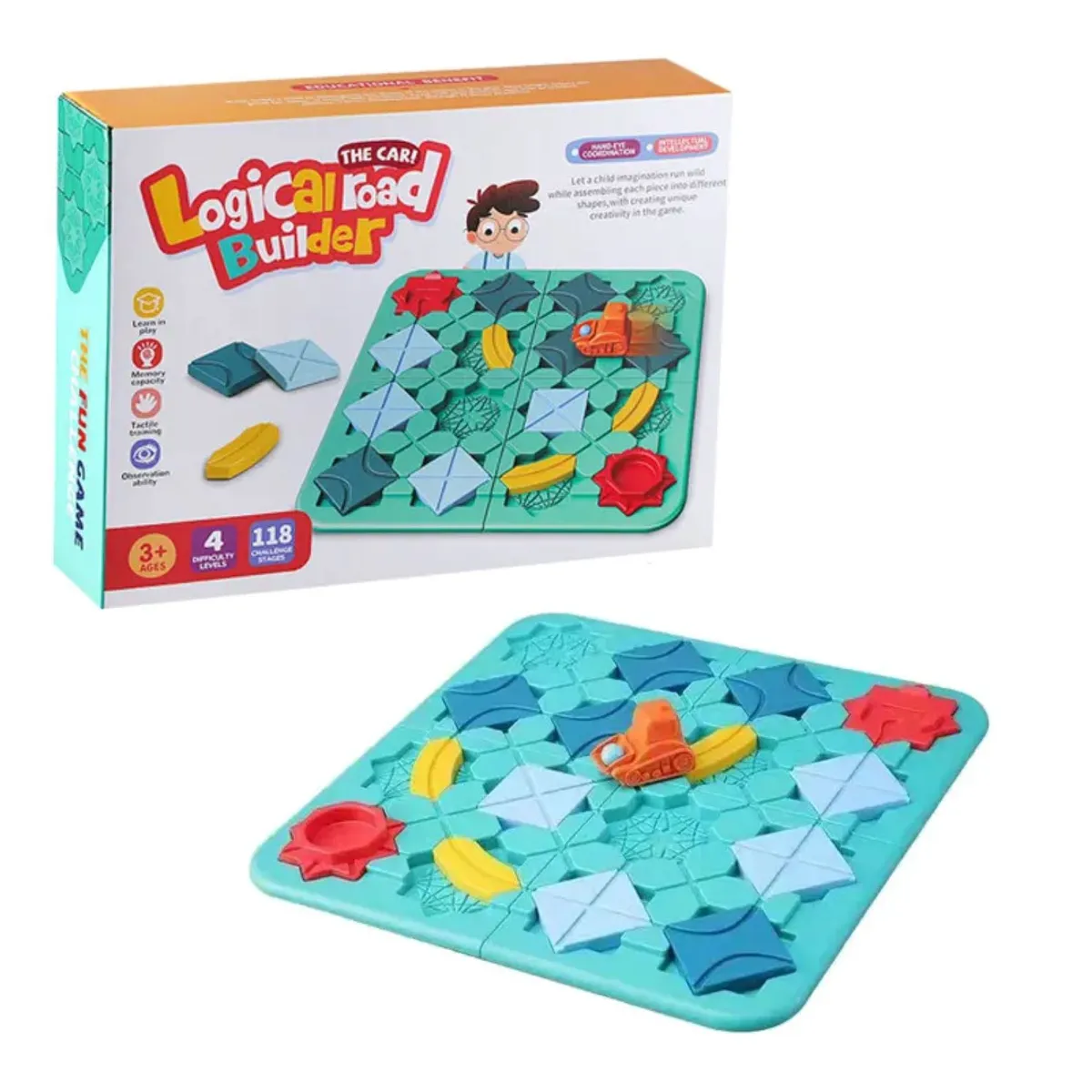 GENERICO - Juego Educativo Montessori Constructor de Caminos para niños