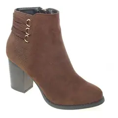 VIA FRANCA - Botin Casual Para Mujer Color Marrón