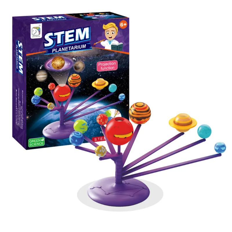 GENERICO - Kit Sistema Solar Educativo Rotacion De Planetas Y Proyector