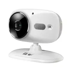 MOTOROLA - CAMARA WIFI INTERIOR HD FIJA BLANCA FOCUS 86 - Negro