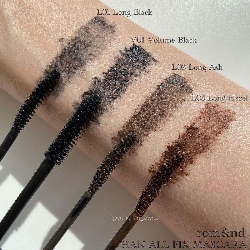 ROM&ND - Máscara Pestañas Han All L01 LONG BLACK - Cosmética Coreana