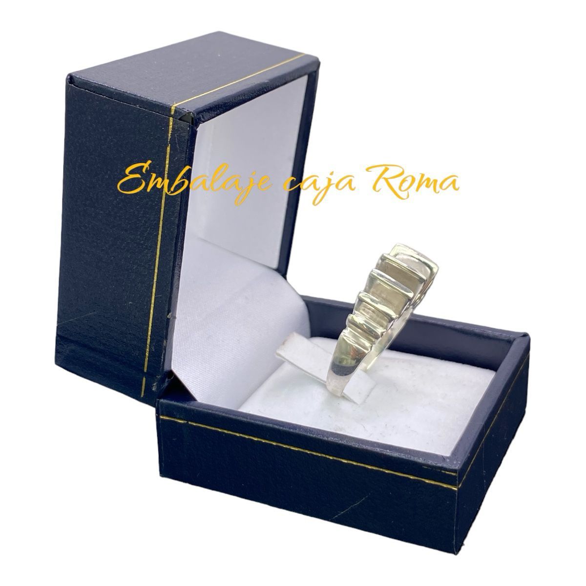 GENERICO - Anillo Plata Fina 925 Milano Fashion Vintage