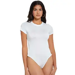 EVERSO - Body Polera Manga Corta Mujer Moda De Bambu