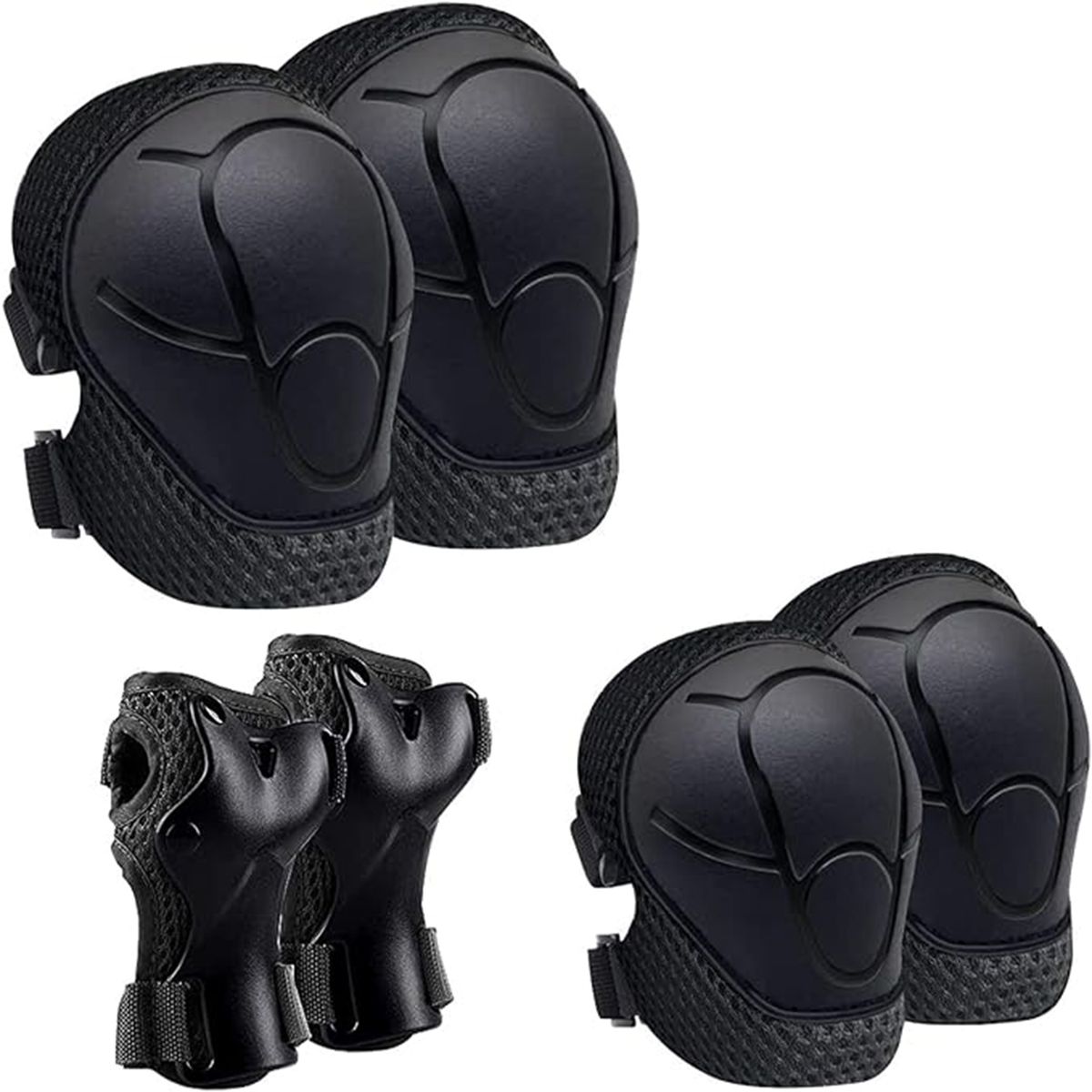 COREJOY - Rodilleras coderas y cubre manos de ciclismo para niños