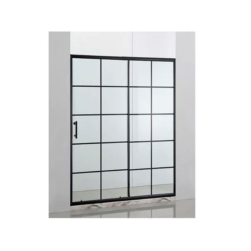 DECHAUS - Mampara Ajustable 160-180 X 180 Cms Perfil Negro