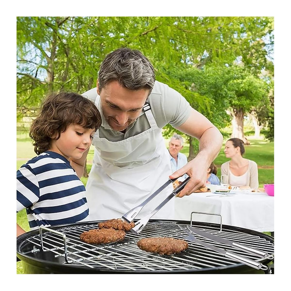 LELOX - Utensilios para Barbacoa de 20 piezas