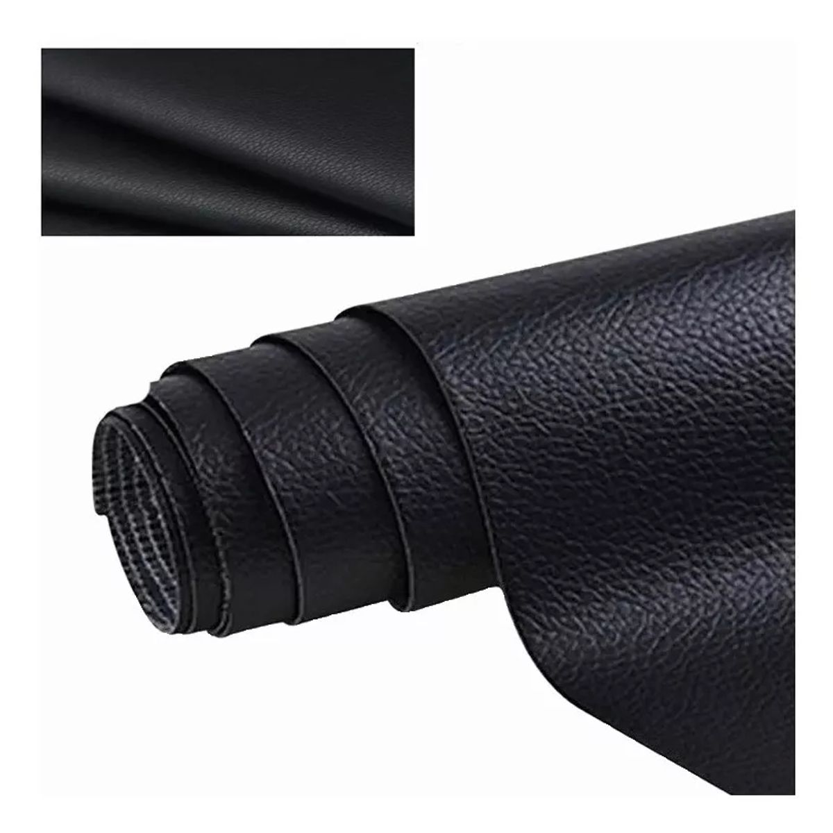 KUANGYE - Parche Adhesivo Cuero Impermeable 30x20 Negro Sofás Reparación