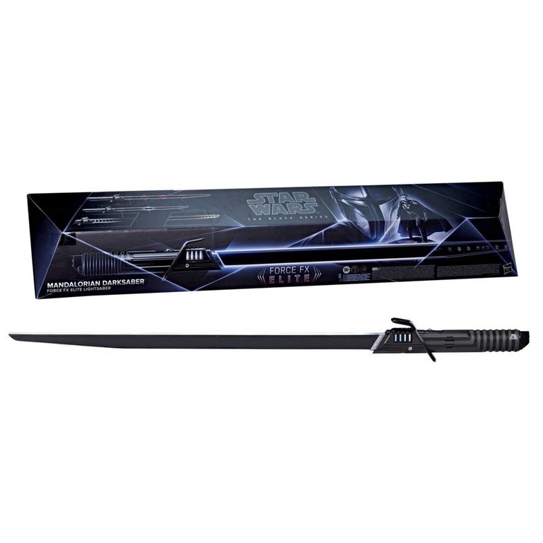 &quot;Black Series Mandalorian Darksaber Force FX Elite Lightsaber&quot;