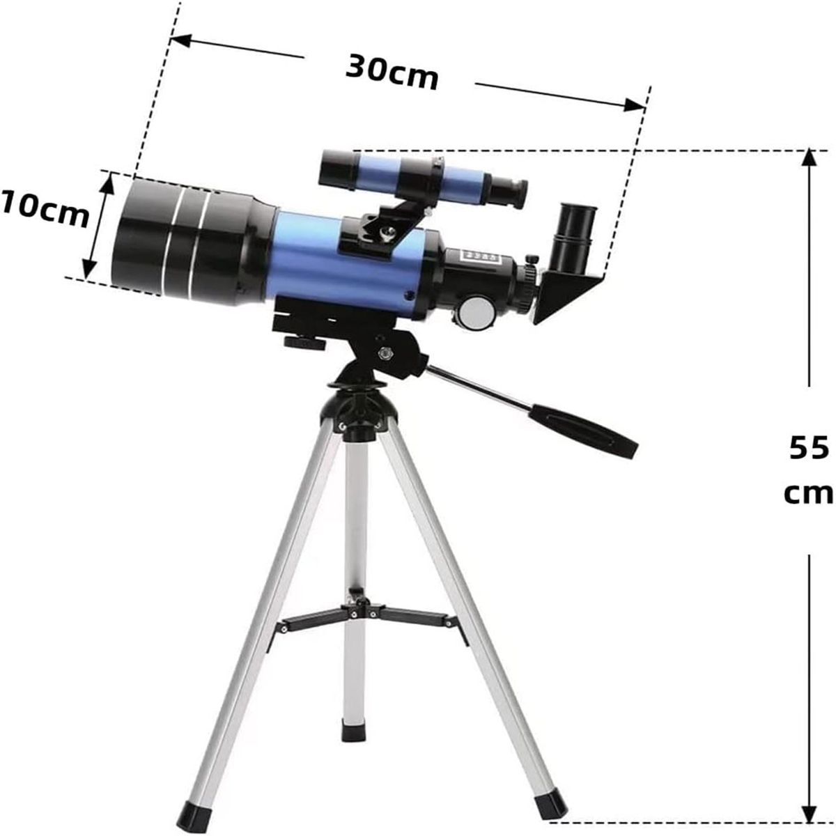 COREJOY - Telescopio Astronómico Profesional Monocular F30070m Con Trípode